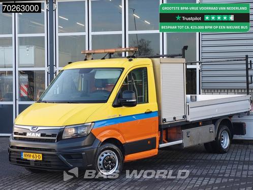 MAN TGE 5.180 Open laadbak Dubbellucht Trekhaak Airco Cruise, Auto's, Bestelwagens en Lichte vracht, Bedrijf, Te koop, Airconditioning