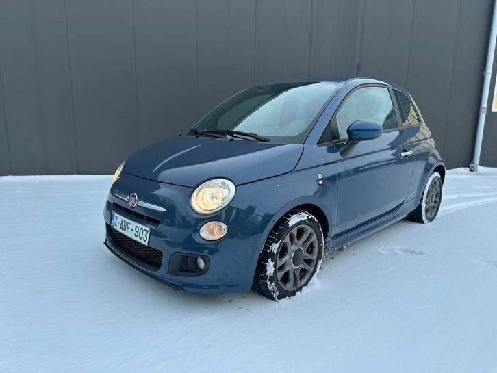 Fiat 500 / sport - abarth - / weinig km, Auto's, Fiat, Bedrijf, Bluetooth, Benzine, Alcantara, Ophalen