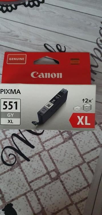 Canon 551XL grijze cartridge beschikbaar voor biedingen
