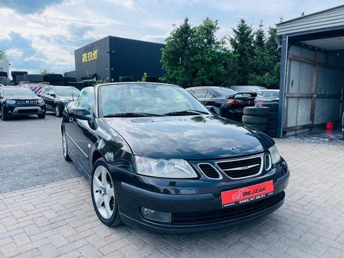 Saab 9-3 Cabrio 2.0i 1Jaar Garantie, Autos, Saab, Entreprise, Verrouillage central, Essence, Cabriolet, Boîte manuelle, Noir, Cuir