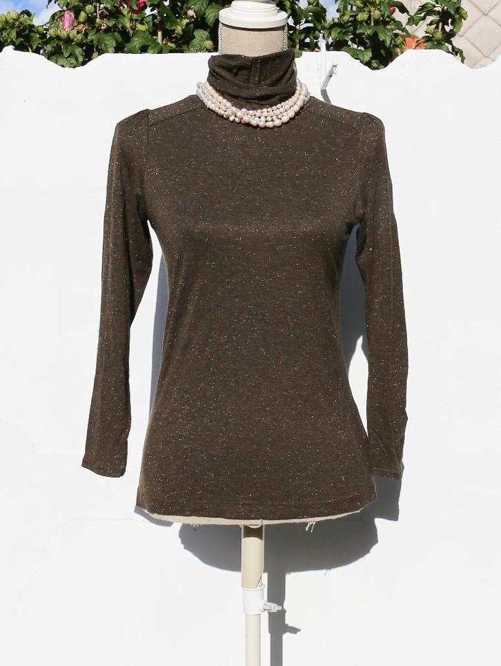 Col roulé brillant Virginie Castaway M, Vêtements | Femmes, Pulls & Gilets, Comme neuf, Taille 38/40 (M), Enlèvement ou Envoi