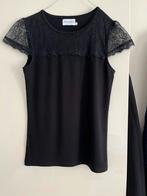 T-shirt noir à lacets taille S de Talking French, Comme neuf, Taille 36 (S), Enlèvement ou Envoi