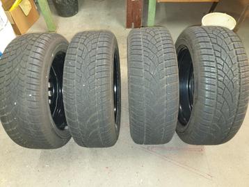 4 pneus d'hiver SP Dunlop Sport 205x55xR16 M+S Tubeles