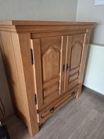 Vol eiken eetkamerset, Huis en Inrichting, Complete eetkamers, Ophalen, Zo goed als nieuw, Vol eiken, 4 tot 6 stoelen