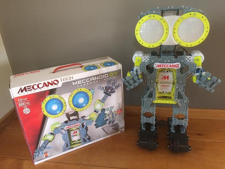 Mecano zelfbouw personal robot G15, Kinderen en Baby's, Speelgoed | Educatief en Creatief, Zo goed als nieuw, Bouwen, Ontdekken