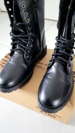 Hoogwaardige PU boots M42, Kleding | Heren, Schoenen, Nieuw, Zwart, Ophalen, Boots