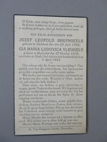 Bruynseels - Vleugels Booischot Bombardement Oude God 1943 beschikbaar voor biedingen