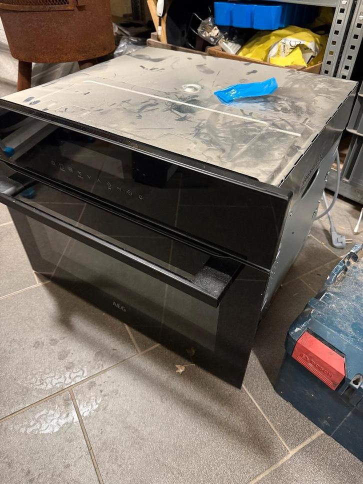 AEG Combi oven/microgolf (Microgolf functie werkt niet), Elektronische apparatuur, Ovens, Gebruikt, Inbouw, Oven, 45 tot 60 cm