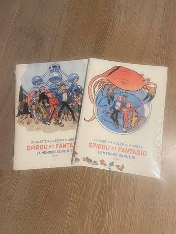 Spirou - mémoire du futur - cahiers 1 + 2 disponible aux enchères