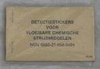 Detectie Stickers Boekje NBC Koninklijke Landmacht, 1990.(6), Verzamelen, Militaria | Algemeen, Ophalen of Verzenden, Landmacht