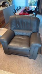 Mooie lederen zetel 1 zit, Huis en Inrichting, Fauteuils, Ophalen, Zo goed als nieuw