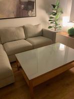 Grote salontafel met ondoorzichtig glazen blad (Ikea), 50 tot 100 cm, Minder dan 50 cm, 100 tot 150 cm, Gebruikt