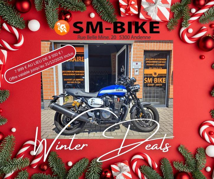 YAMAHA XJR 1300 DE MARS 2016 AVEC 12 700 KMS ! IMPECCABLE !, Motos, Motos | Yamaha, Entreprise, plus de 35 kW, 4 cylindres, Permis Moto A