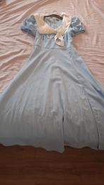 Lange blauwe jurk maat M, Ophalen, Zo goed als nieuw