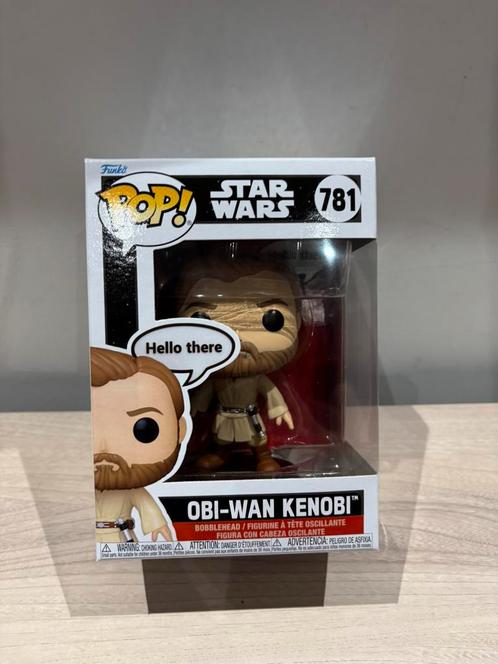 Obi-Wan Kenobi 781 Funko Pop! Star Wars  (hello there), Verzamelen, Poppetjes en Figuurtjes, Zo goed als nieuw, Ophalen of Verzenden