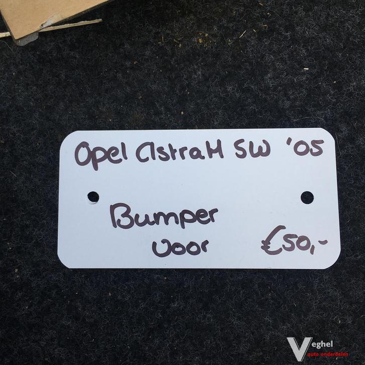 Opel Astra H 1.6 2005 SW 2500213 Voorbumper, Autos : Pièces & Accessoires, Carrosserie & Tôlerie, Pare-chocs, Avant, Utilisé, Enlèvement