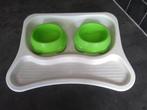plateau met eetbakjes voor kat, Dieren en Toebehoren, Ophalen of Verzenden