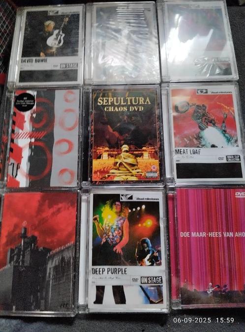 Verschillende muziek dvd's, Cd's en Dvd's, Dvd's | Muziek en Concerten, Zo goed als nieuw, Muziek en Concerten, Alle leeftijden