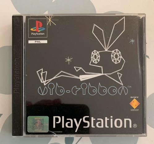 PS1 game: Vib-Ribbon (enkel ophalen) getest, Games en Spelcomputers, Games | Sony PlayStation 1, Gebruikt, Ophalen