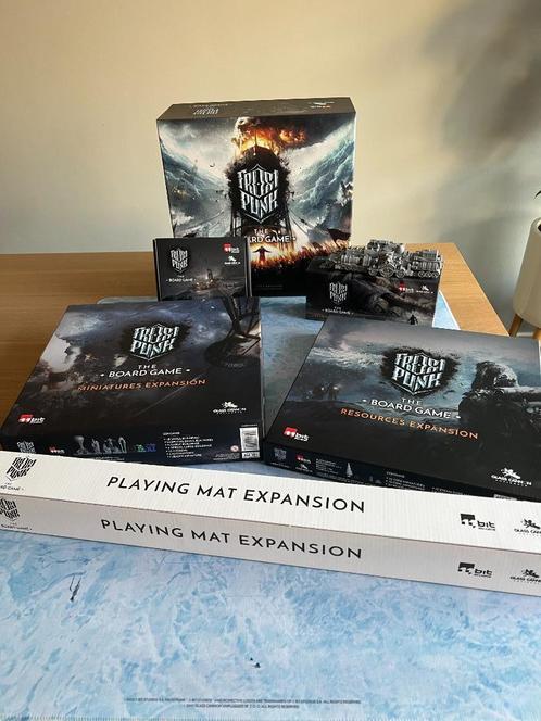 Frostpunk the boardgame All-in Deluxe kickstarter versie, Hobby en Vrije tijd, Gezelschapsspellen | Bordspellen, Nieuw, Een of twee spelers