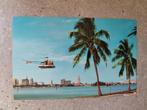 oude postkaart Miami, Florida - USA met waterhelicopter, Ophalen of Verzenden, Ongelopen, Buiten Europa