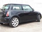 Mini one 1.6 benzine Bj 2004 185000km, Auto's, Alarm, 1589 cc, Zwart, Bedrijf