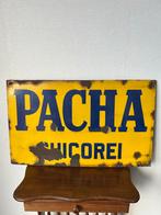 Emaille cicorei pacha ( groot model ), Collections, Marques & Objets publicitaires, Enlèvement ou Envoi, Comme neuf