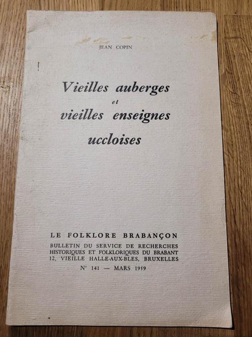 Le folklore brabançon. N141 - Mars 1959. Uccle. Jean COPIN., Livres, Histoire nationale, Utilisé, Enlèvement ou Envoi
