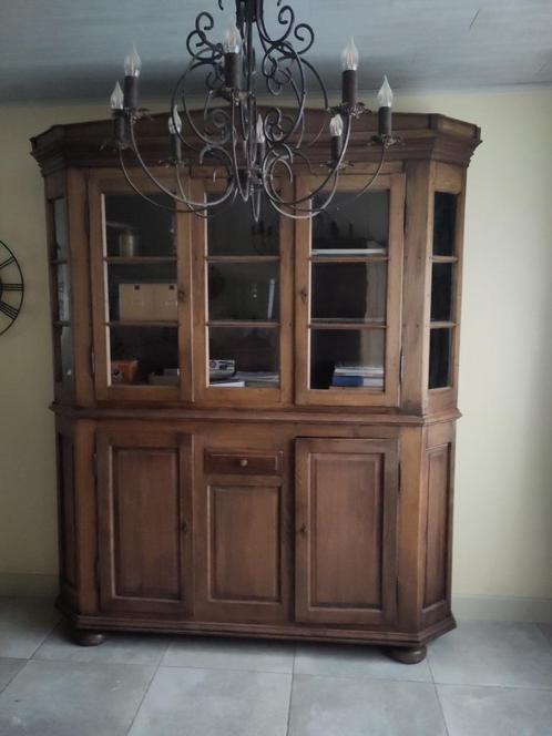 antieke buffetkast, Huis en Inrichting, Kasten | Buffetkasten, Gebruikt, Glas, Ophalen