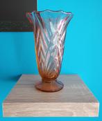 Vase en verre du milieu du siècle style art déco, Enlèvement ou Envoi