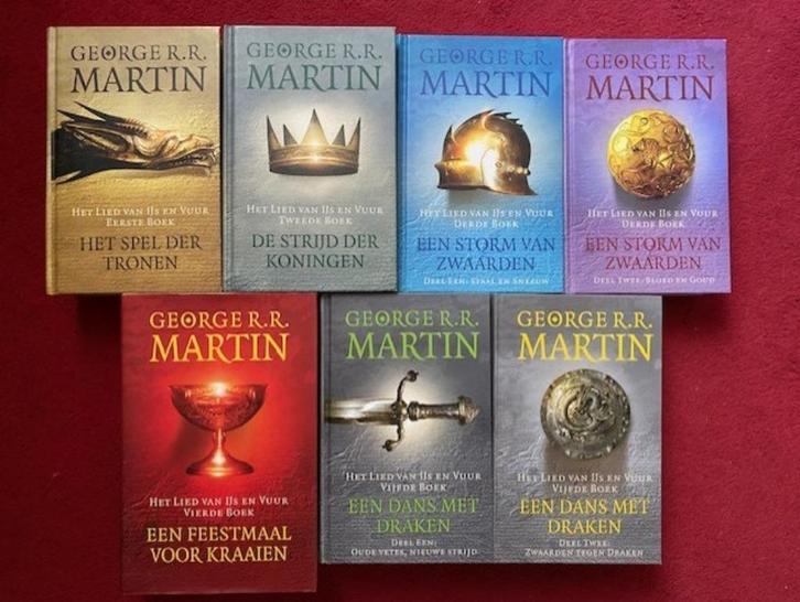 GEORGE MARTIN HET LIED VAN IJS EN VUUR DE COMPLETE SERIE IN, Boeken, Fantasy, Ophalen of Verzenden