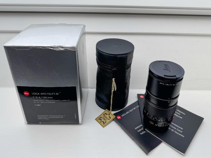 Leica 11889 APO-Telyt-M 135mm f/3.4, Audio, Tv en Foto, Foto | Lenzen en Objectieven, Zo goed als nieuw, Telelens, Ophalen