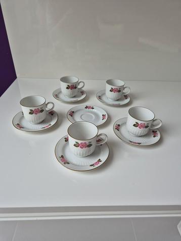 Service de 5 tasses à café/thé avec 6 sous-tasses - Bavaria beschikbaar voor biedingen