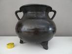 Antieke bronzen grape of kookpot 15e eeuw, Antiek en Kunst, Ophalen of Verzenden, Brons