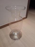 Smalle lange vaas 40 cm, Huis en Inrichting, Woonaccessoires | Vazen, Ophalen of Verzenden, Zo goed als nieuw, Glas, Minder dan 50 cm