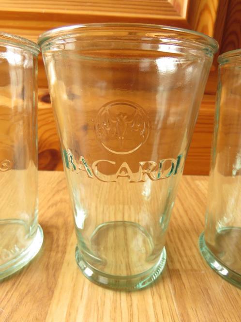3 verres a mojito Bacardi, Verzamelen, Glas en Drinkglazen, Zo goed als nieuw, Overige typen, Ophalen of Verzenden