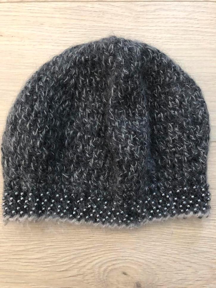 Warme zelfgemaakte muts van wol en mohair, Vêtements | Femmes, Bonnets, Écharpes & Gants, Comme neuf, Bonnet, Enlèvement ou Envoi