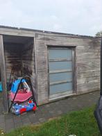 Tuinhuis Iroko hardhout, Tuin en Terras, Ophalen, Gebruikt, Hout, Tuinhuis