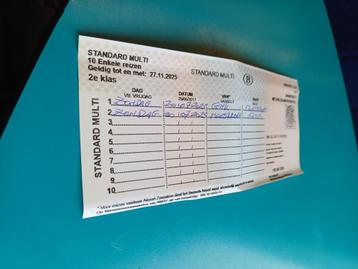 Multi Pass standard six voyages., Trois personnes ou plus, Train, Billet normal