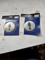 Deurplaten wc man vrouw, Huis en Inrichting, Ophalen of Verzenden