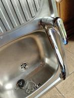 Evier Franke avec mitijeur cuisine, Bricolage & Construction, Sanitaire, Enlèvement, Comme neuf, Chrome, Autres types