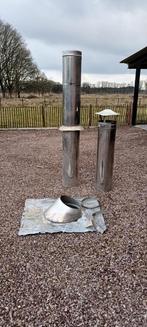 inox schouw + dakdoorvoer, Ophalen, Zo goed als nieuw