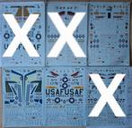 3 1/48 speciale Phantom-stickervellen (F-4, RF-4), Overige merken, Nieuw, Ophalen of Verzenden, Groter dan 1:72