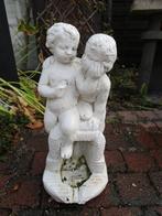 vijver, beeld engelen met waterloop, Ophalen, Gebruikt, Overige materialen, Waterornament