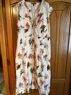Ecru kleedje met kleurrijke print, Kleding | Dames, Overige kleuren, Verzenden, Maat 46/48 (XL) of groter, Marie Méro