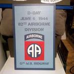 Decoratief paneel uit de Tweede Wereldoorlog: 82 AIRBORNE -, Verzenden