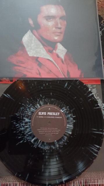 Elvis lp, The King and Colonel Parker beschikbaar voor biedingen