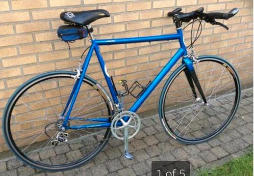 Retro koersfiets - custom Herwerden frame, Fietsen en Brommers, Fietsen | Racefietsen, Zo goed als nieuw, Staal, Ophalen