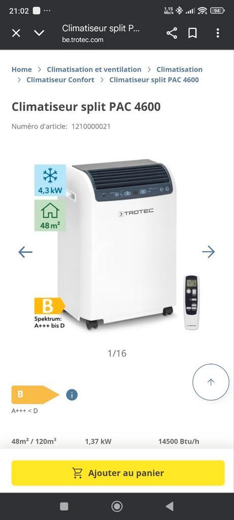 Airconditioner, Elektronische apparatuur, Airco's, Zo goed als nieuw, Ophalen