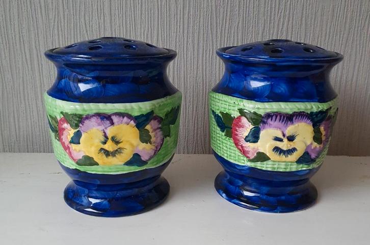 Twee "Pique fleur" vazen van Maling Pottery Engeland 1930, Antiek en Kunst, Antiek | Vazen, Ophalen of Verzenden